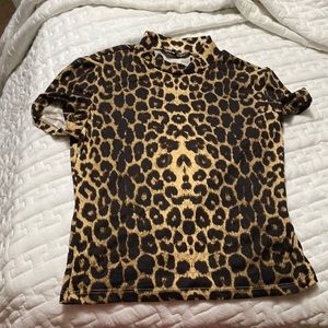 Cheeta print shirt